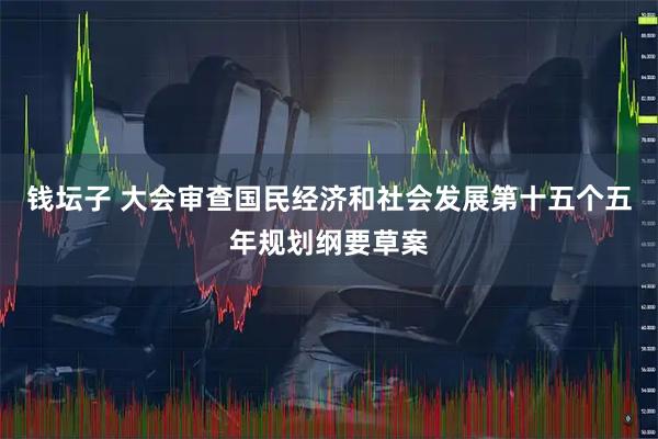 钱坛子 大会审查国民经济和社会发展第十五个五年规划纲要草案